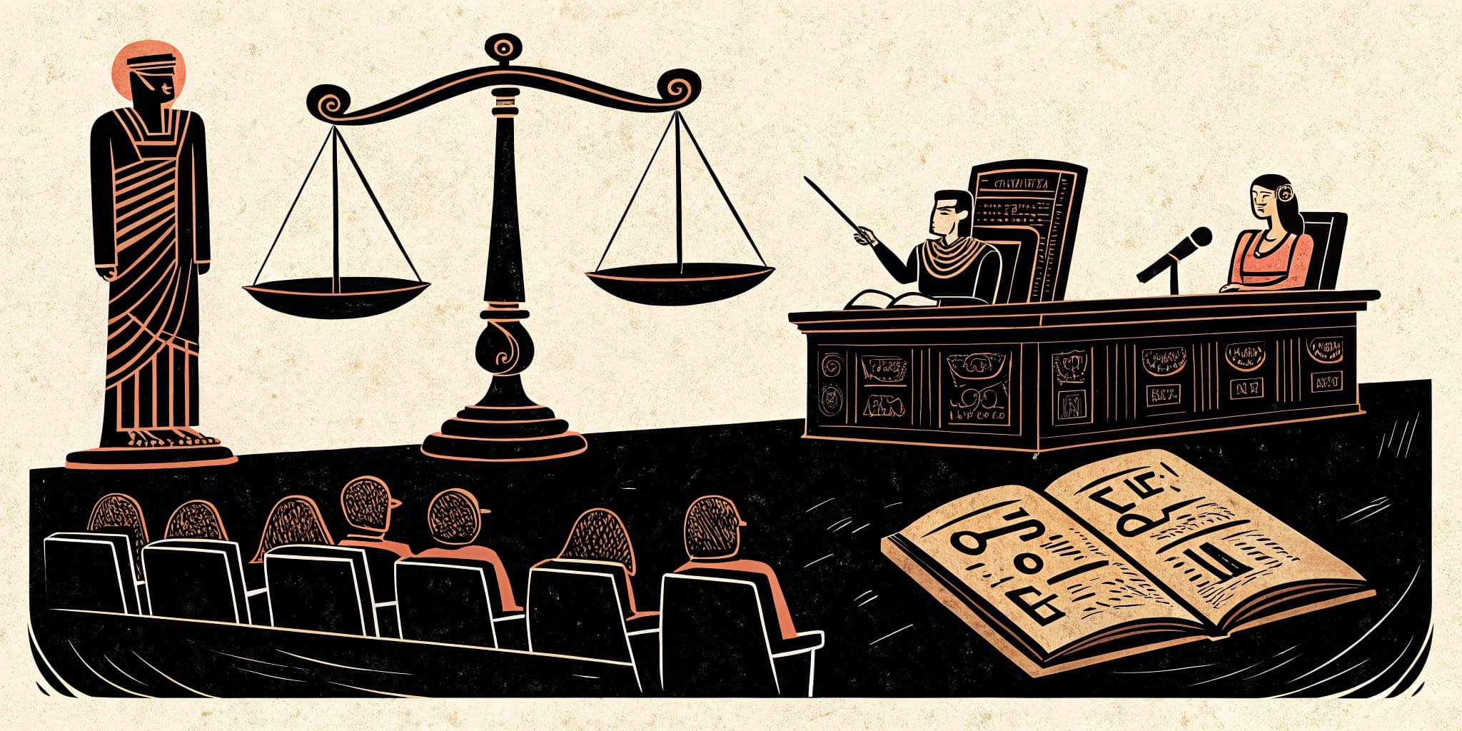 Cover illustration for Hammurabi on Trial: Justice or Tyranny?