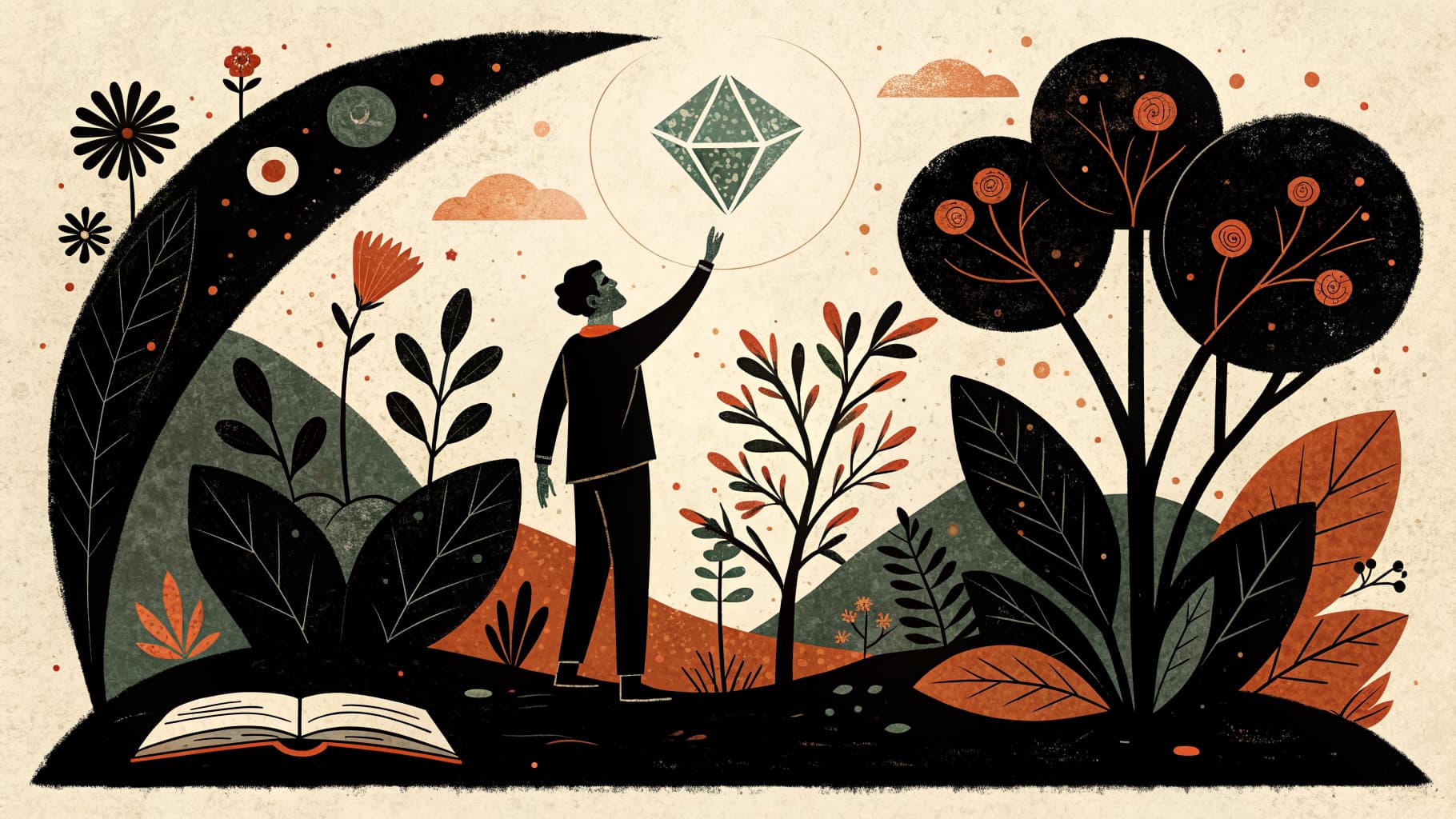 Diverse leerlingen werken samen aan een groepsproject in een licht, actief klaslokaal terwijl een leraar de discussie faciliteert