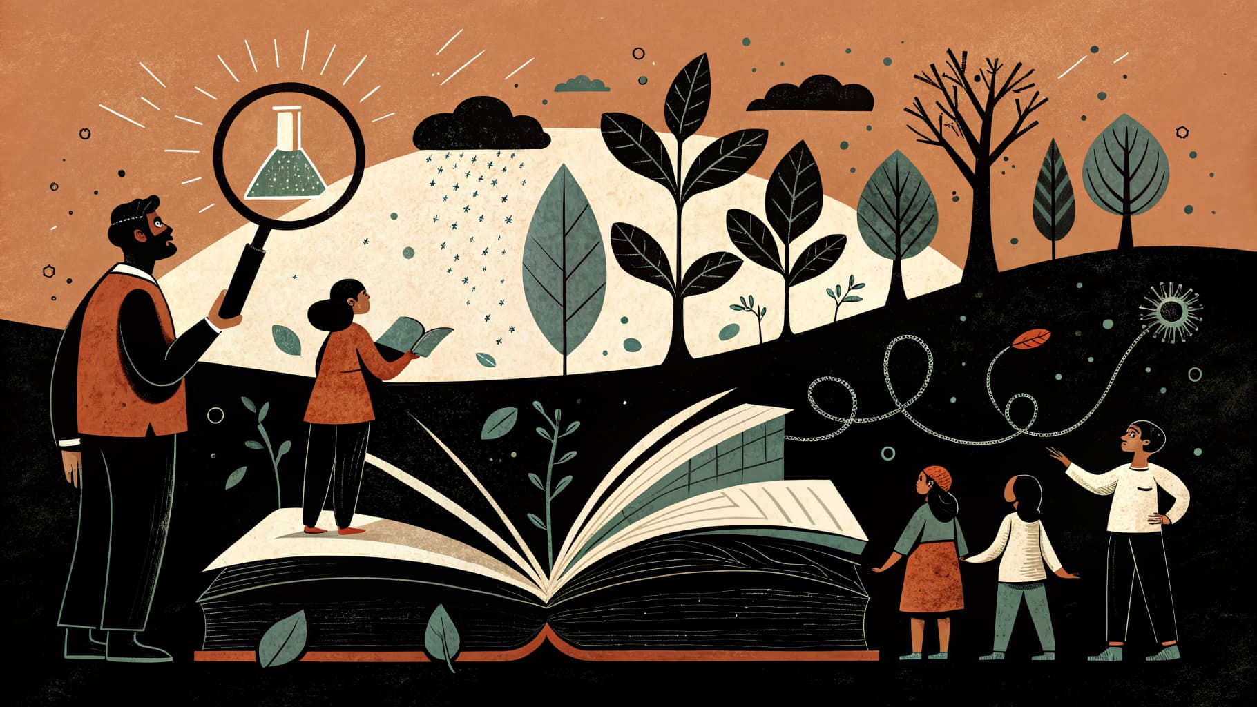 Alunos do Ensino Fundamental realizando experimento de ciências em sala de aula com materiais simples