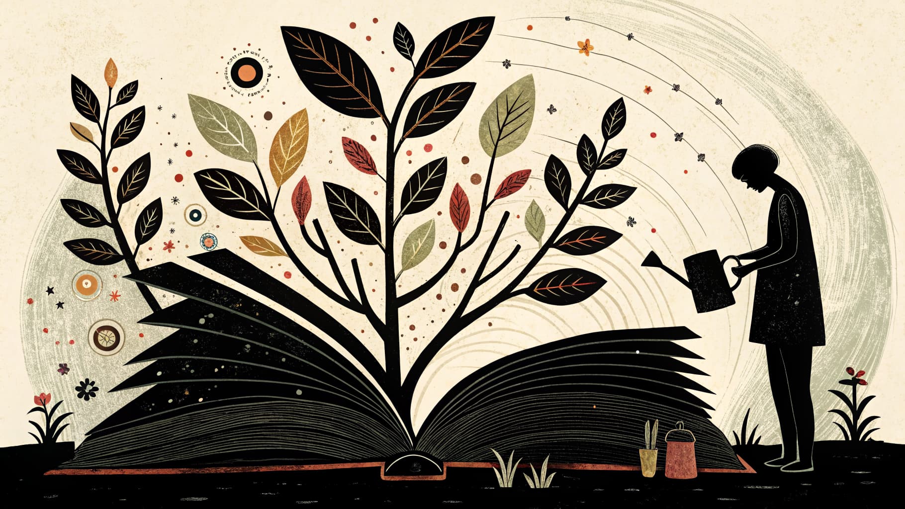 Indian teacher writing a structured CBSE lesson plan at a desk with NCERT textbooks and NEP 2020 policy document