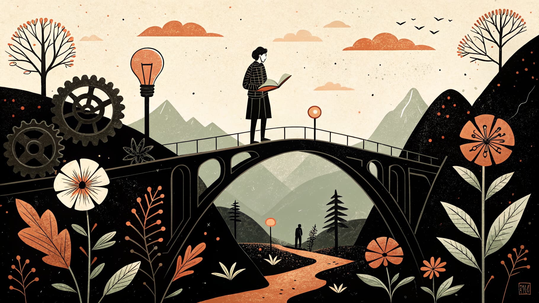 Docente che progetta un percorso didattico per competenze su una lavagna condivisa con studenti collaborativi