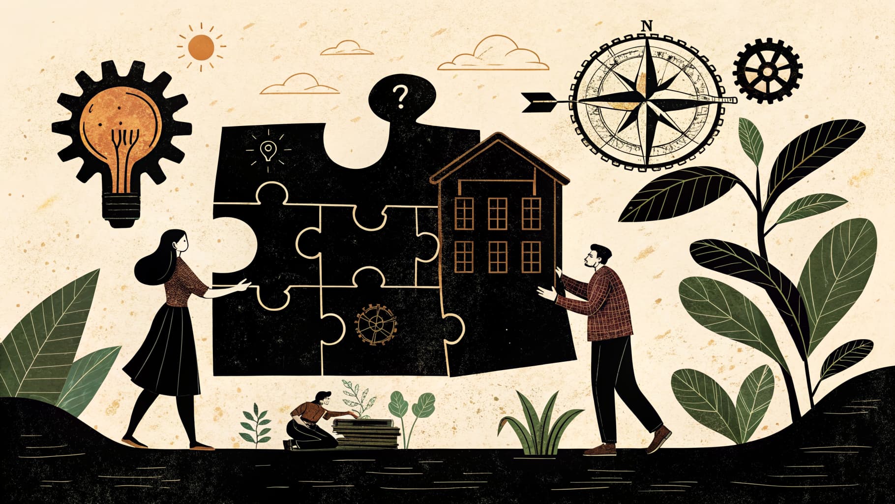 Docente diseñando una situación de aprendizaje LOMLOE en una pizarra digital con esquemas de competencias clave