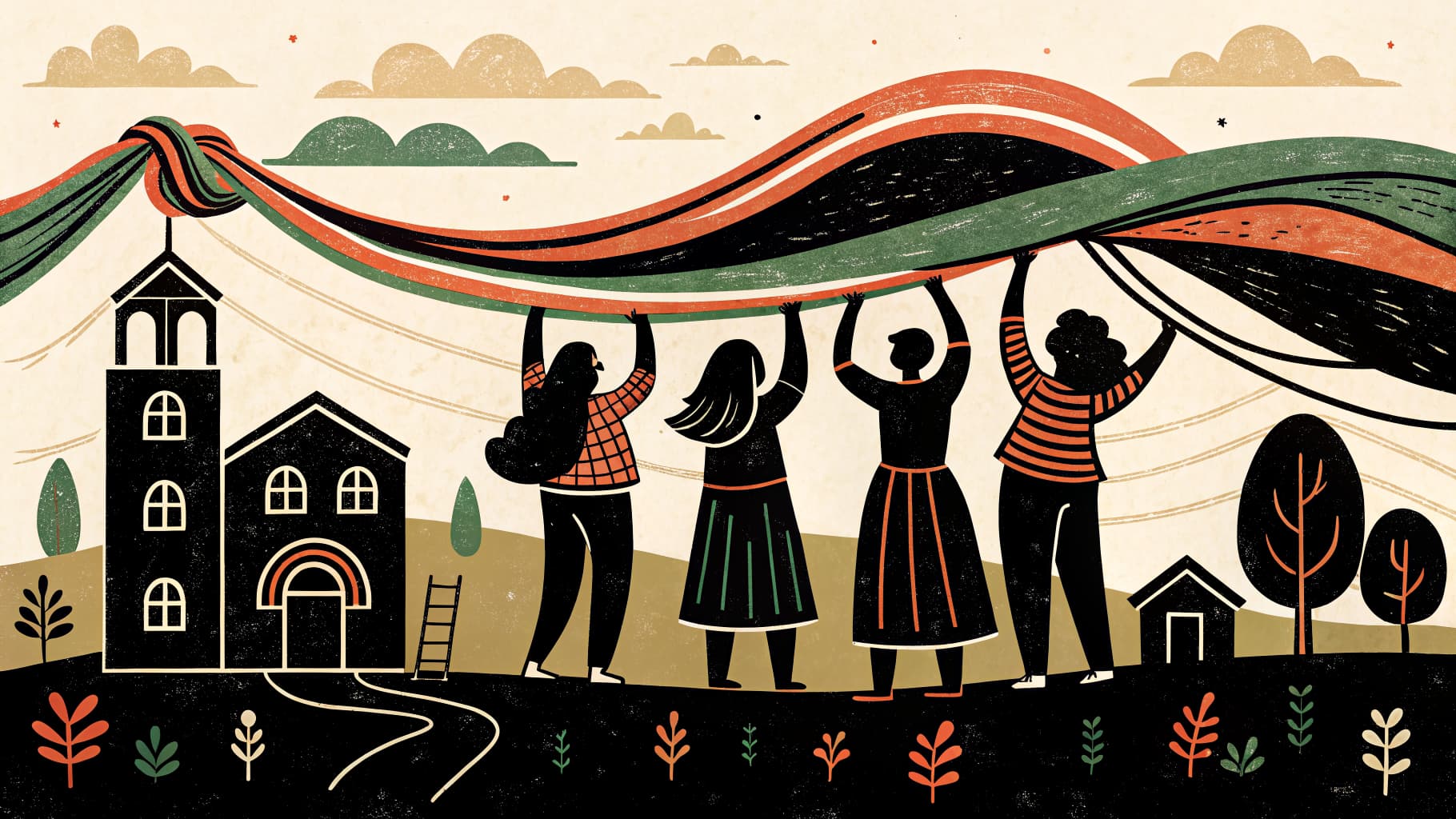 Estudiantes de primaria en México sentados en círculo trabajando juntos en el aula