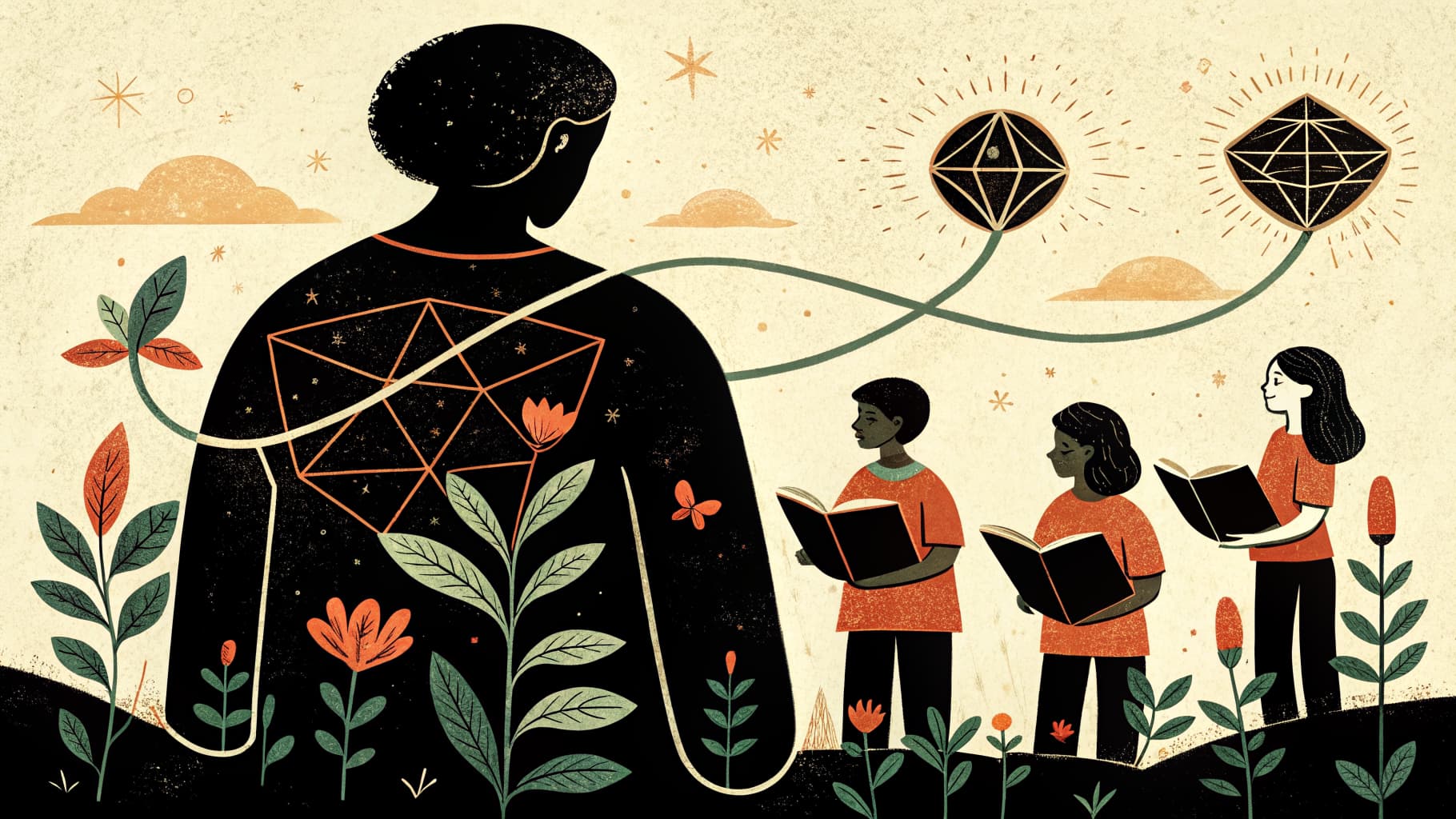 Docentes y estudiantes trabajando en actividades de habilidades socioemocionales en un salón de clases mexicano