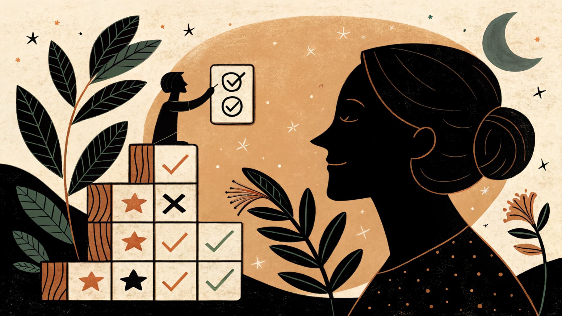 Docente mexicana revisando una lista de cotejo en el aula con sus estudiantes de primaria