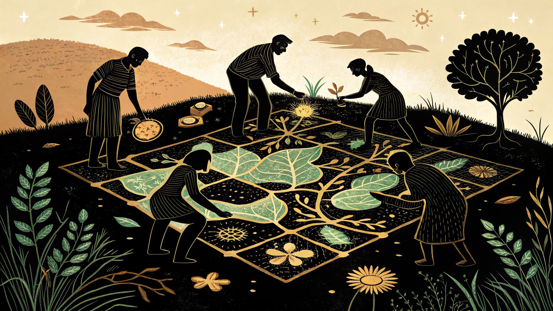 Uma coordenadora curricular revisando um mapa curricular multissérie em um grande quadro branco com gráficos de alinhamento de padrões