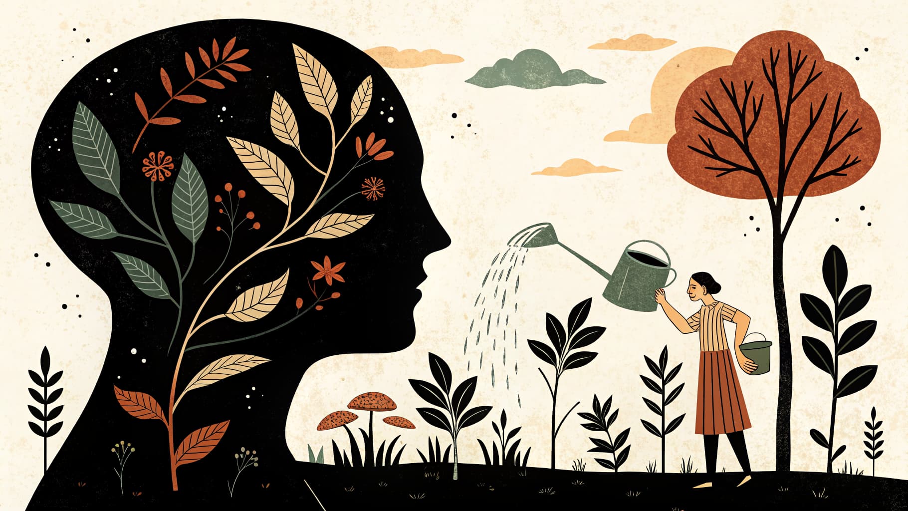 Schülerin lernt an einem Schreibtisch mit handgeschriebenen Karteikarten und einem aufgeschlagenen Notizbuch