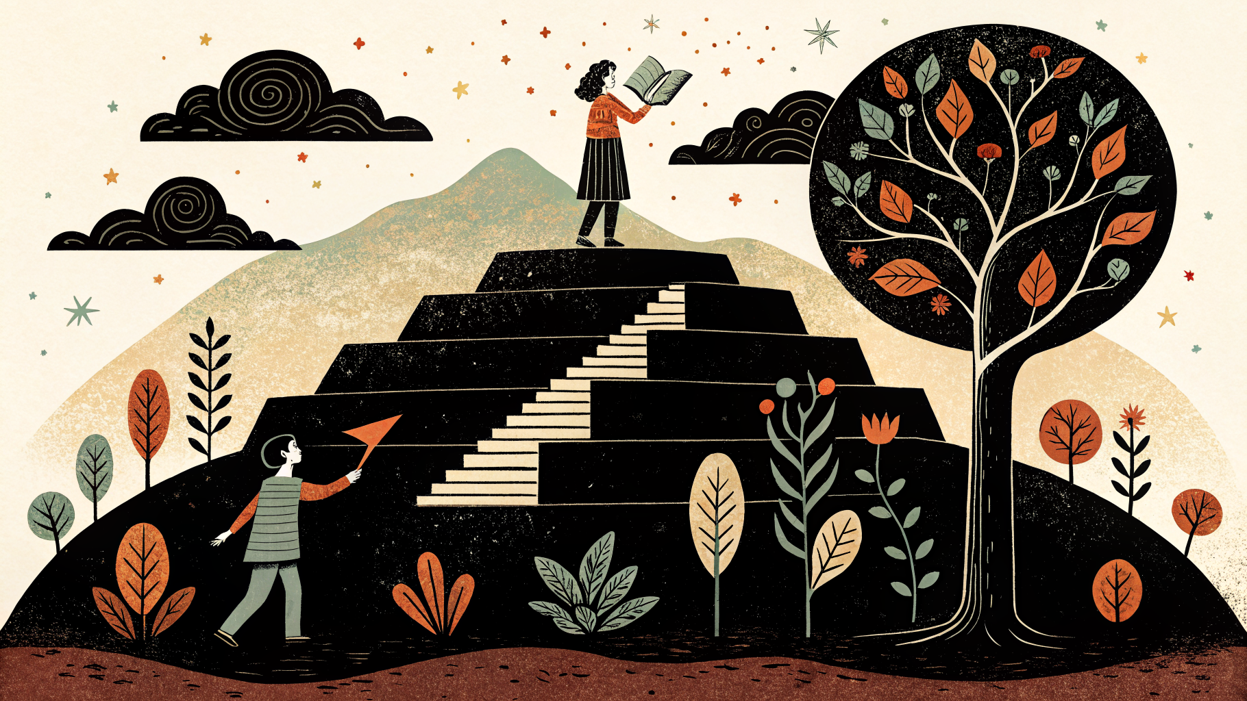 Bloom's Taxonomy pyramid diagram used in an Indian CBSE classroom, showing six cognitive levels from Remember to Create