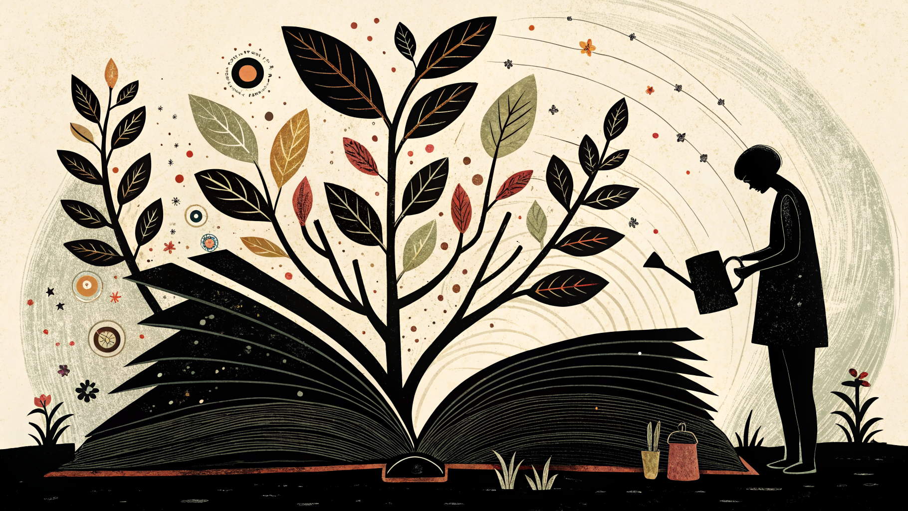 Indian teacher writing a structured CBSE lesson plan at a desk with NCERT textbooks and NEP 2020 policy document