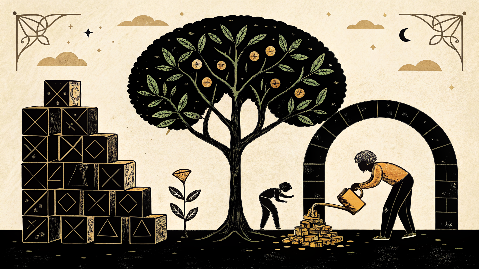 A teacher pointing at a colourful maths chart in an Indian CBSE classroom while students work with geometric shapes and number cards