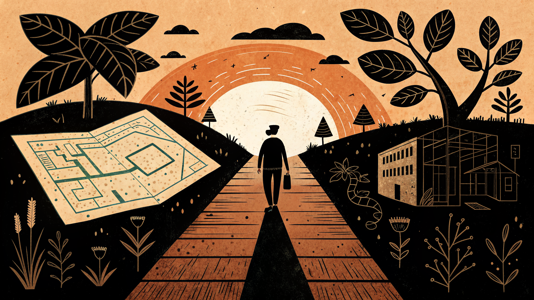 B.Ed student writing a structured lesson plan with NCERT textbooks and teaching aids arranged on a desk