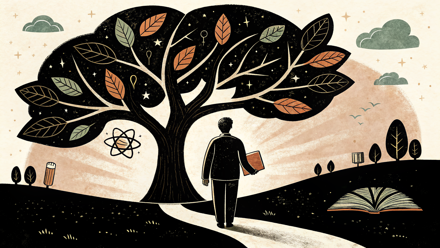 A teacher writing a structured lesson plan with CBSE curriculum materials and a laptop open on a classroom desk