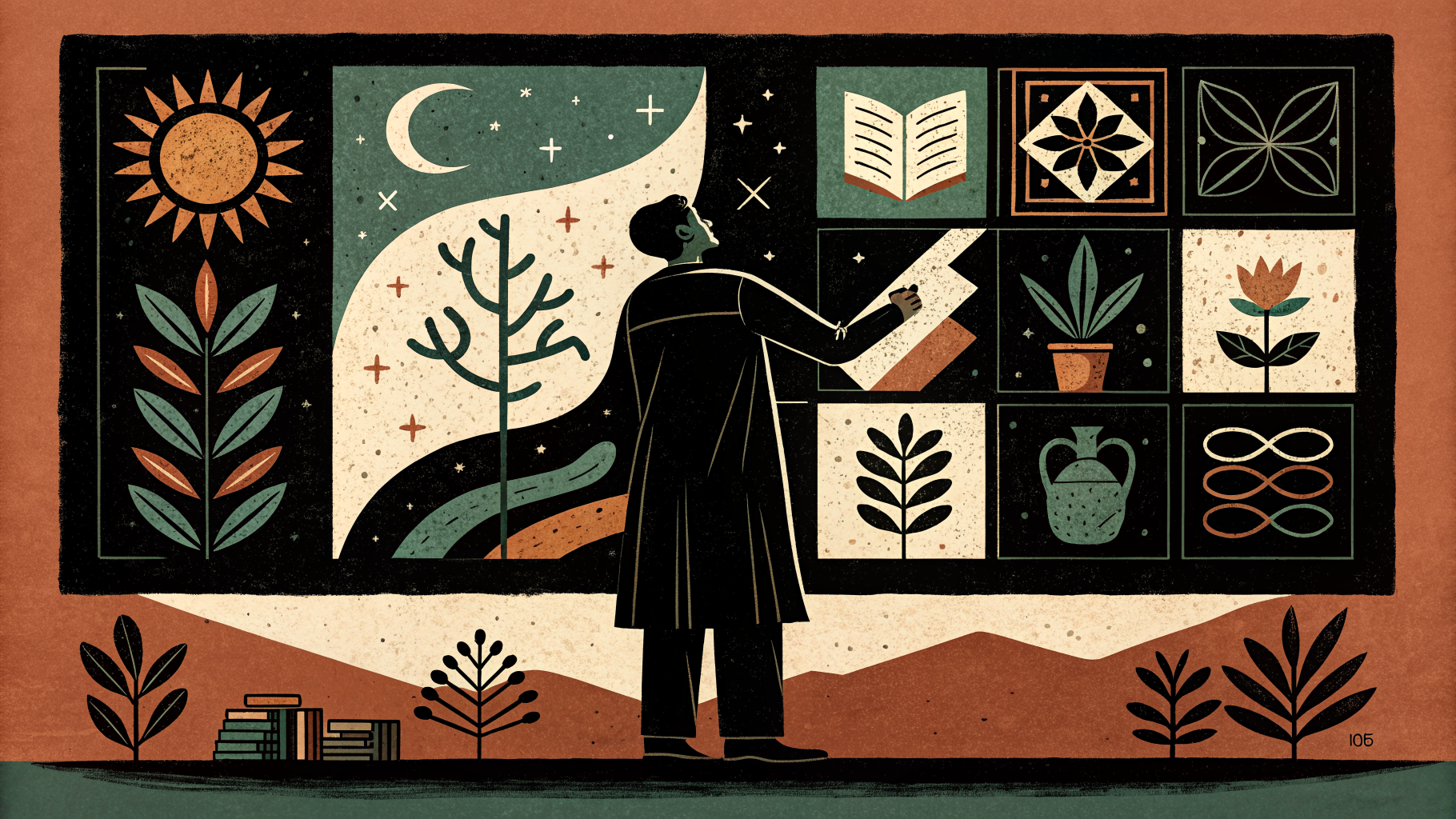 Docente mexicana mostrando material didáctico colorido a estudiantes de primaria en un salón de clases